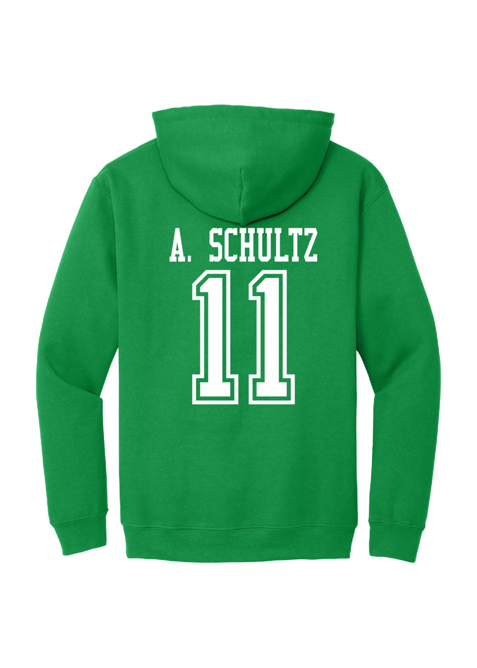 AHUNDYP #11 Ashton Schultz NODAK Shirsey Adult Hood