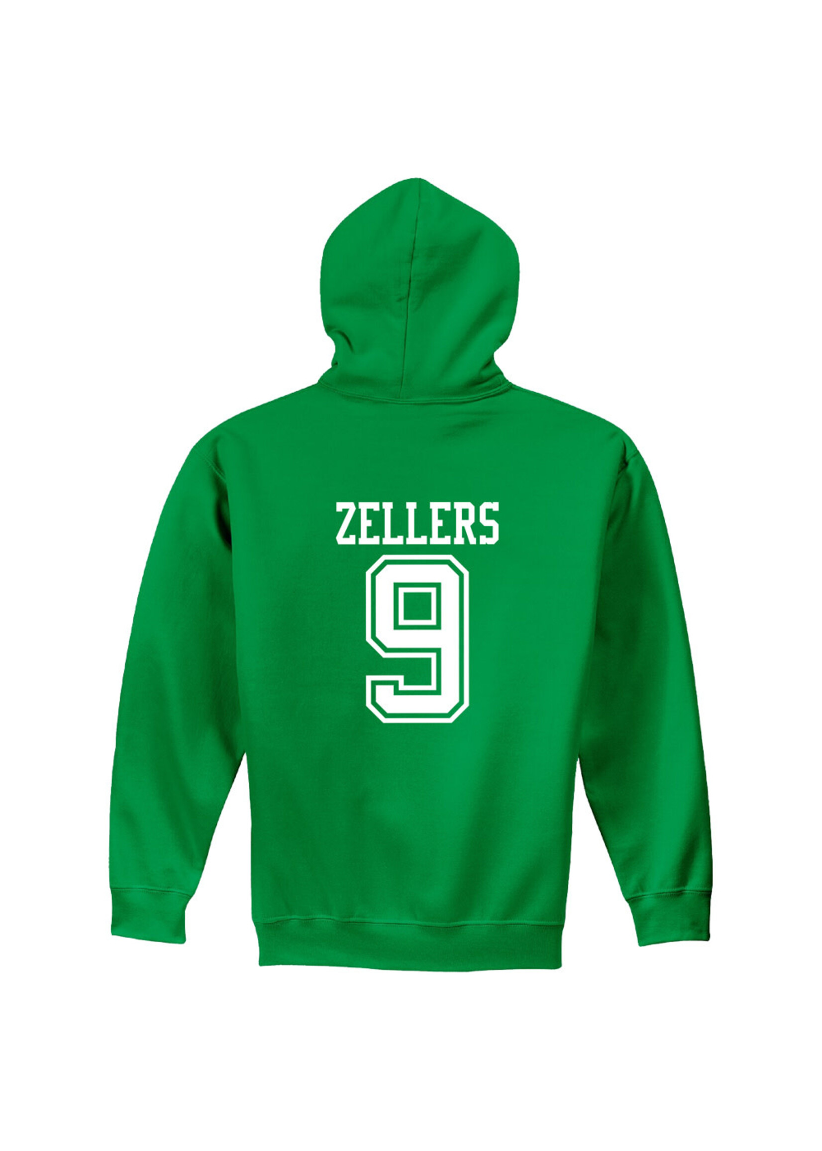 AHUNDYP #9 Will Zellers NODAK Shirsey Adult Hood