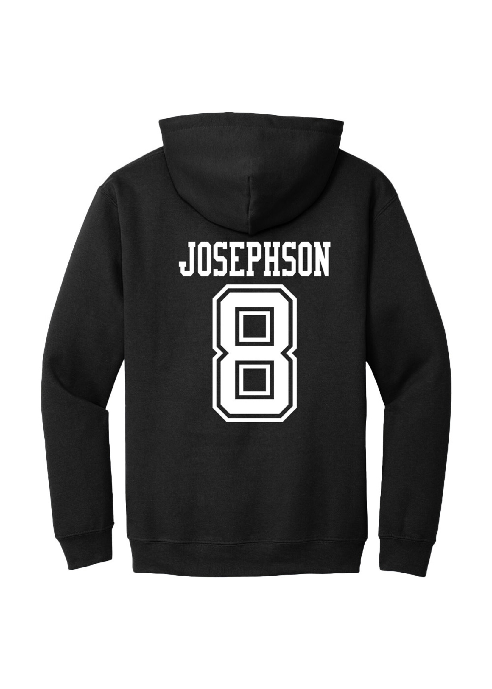 AHUNDYP #8 Ollie Josephson NODAK Shirsey Adult Hood