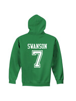 AHUNDYP #7 Mac Swanson NODAK Shirsey Youth Hood