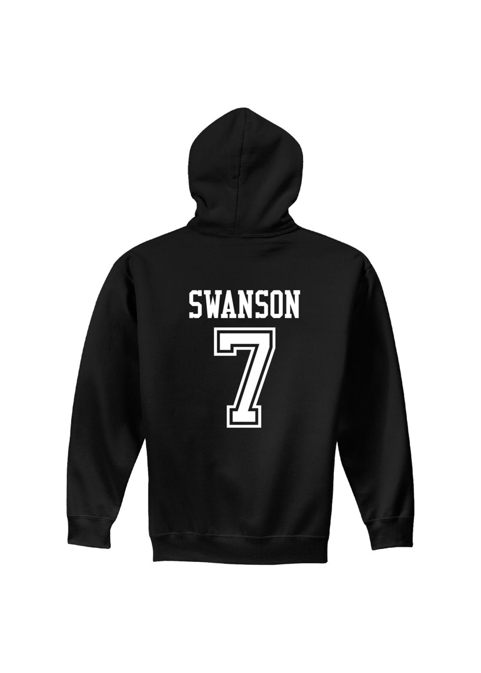 AHUNDYP #7 Mac Swanson NODAK Shirsey Youth Hood