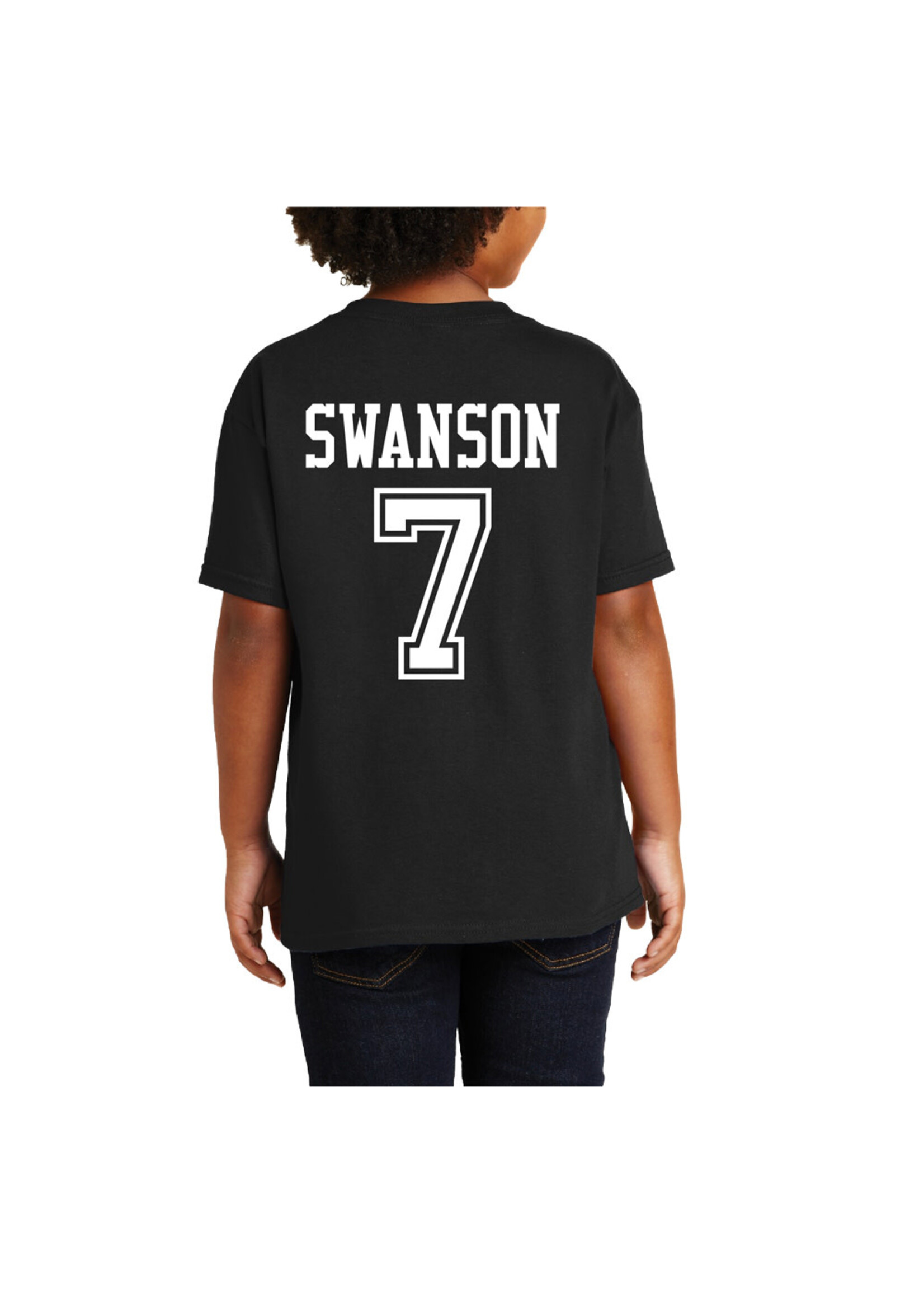 AHUNDYP #7 Mac Swanson NODAK Shirsey Youth Tee