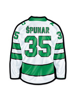 Wincraft #35 Jan Špunar UND Hockey Jersey Wood Sign