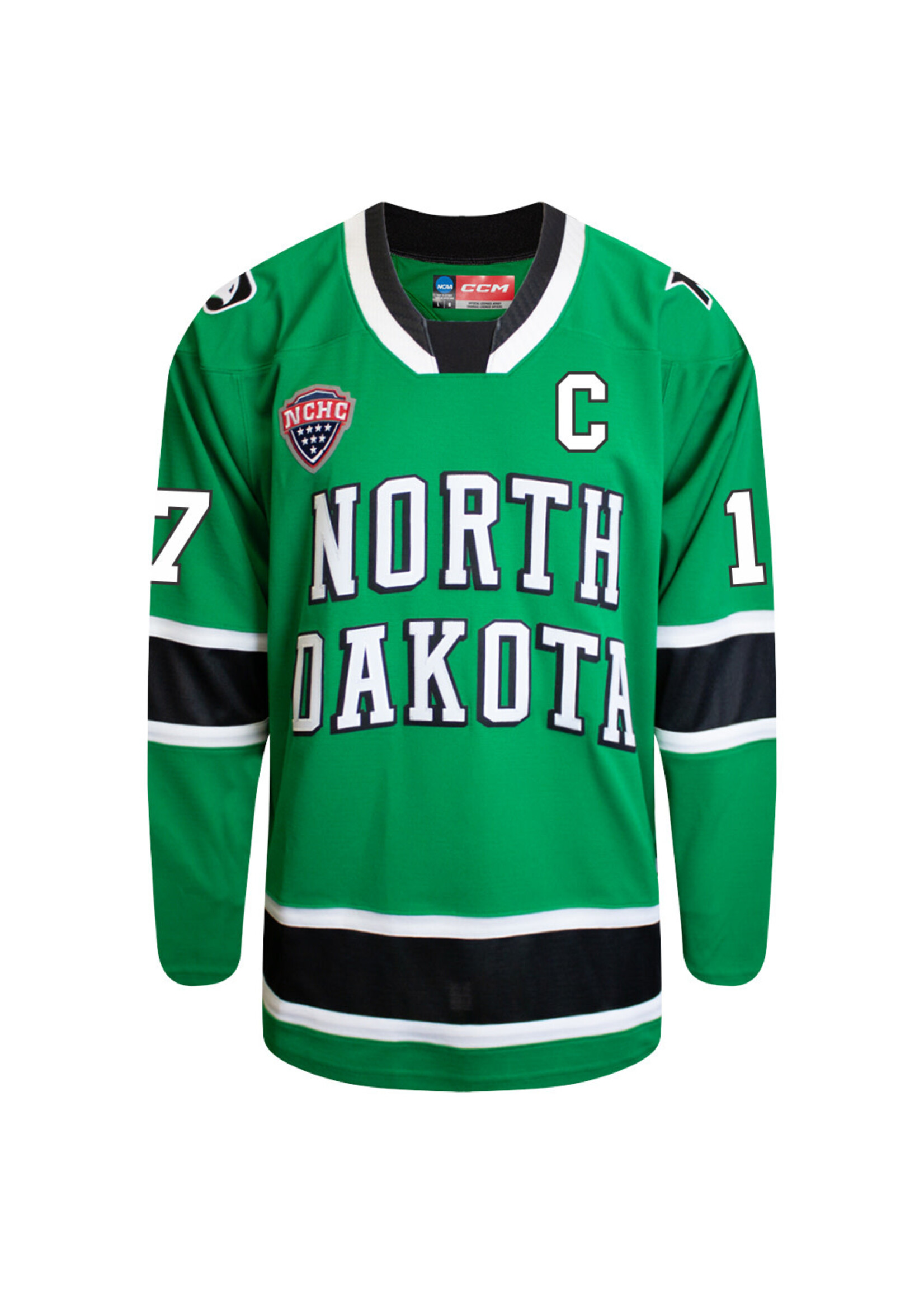 17 Cole Reschny CCM Authentic Game Jersey - Sioux Shop at Ralph