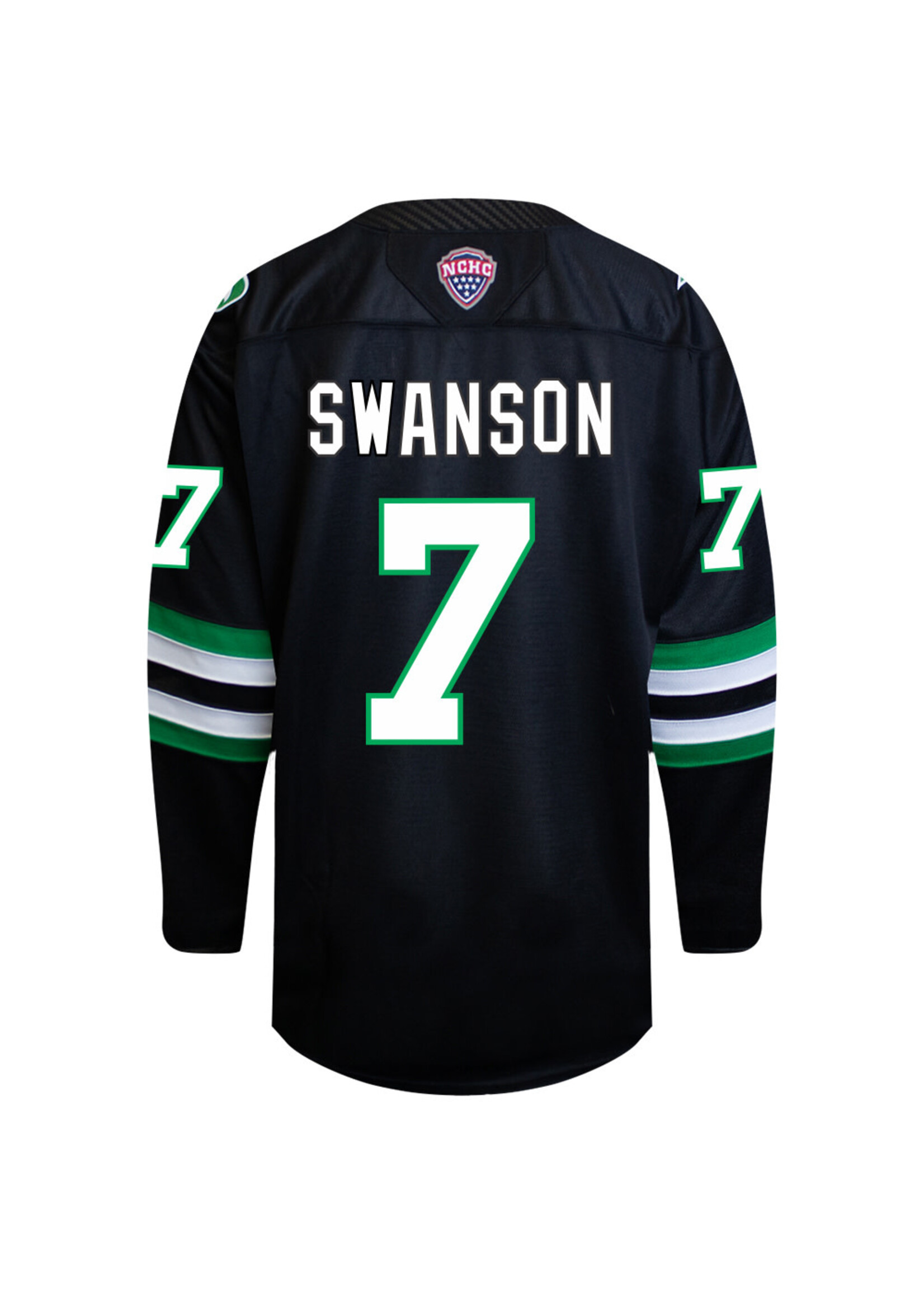 CCM Hockey #7 Mac Swanson CCM Authentic Game Jersey