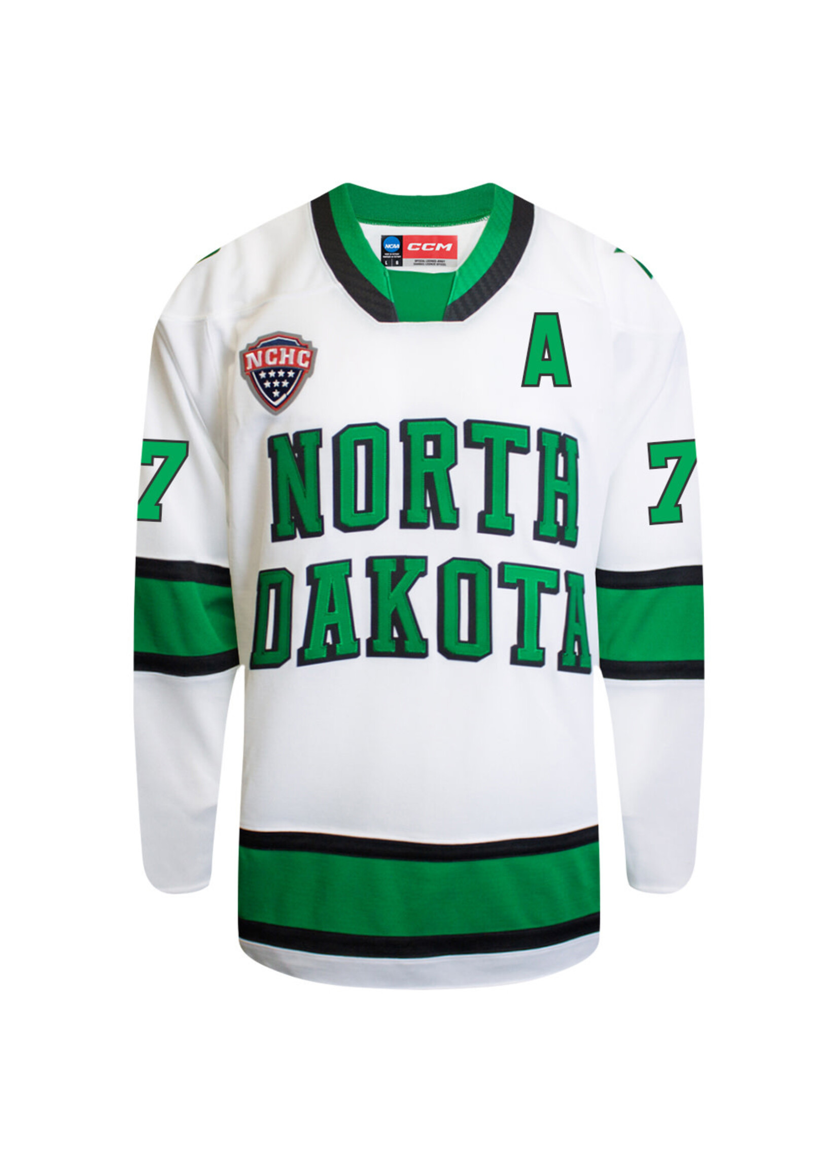 CCM Hockey #7 Mac Swanson CCM Authentic Game Jersey
