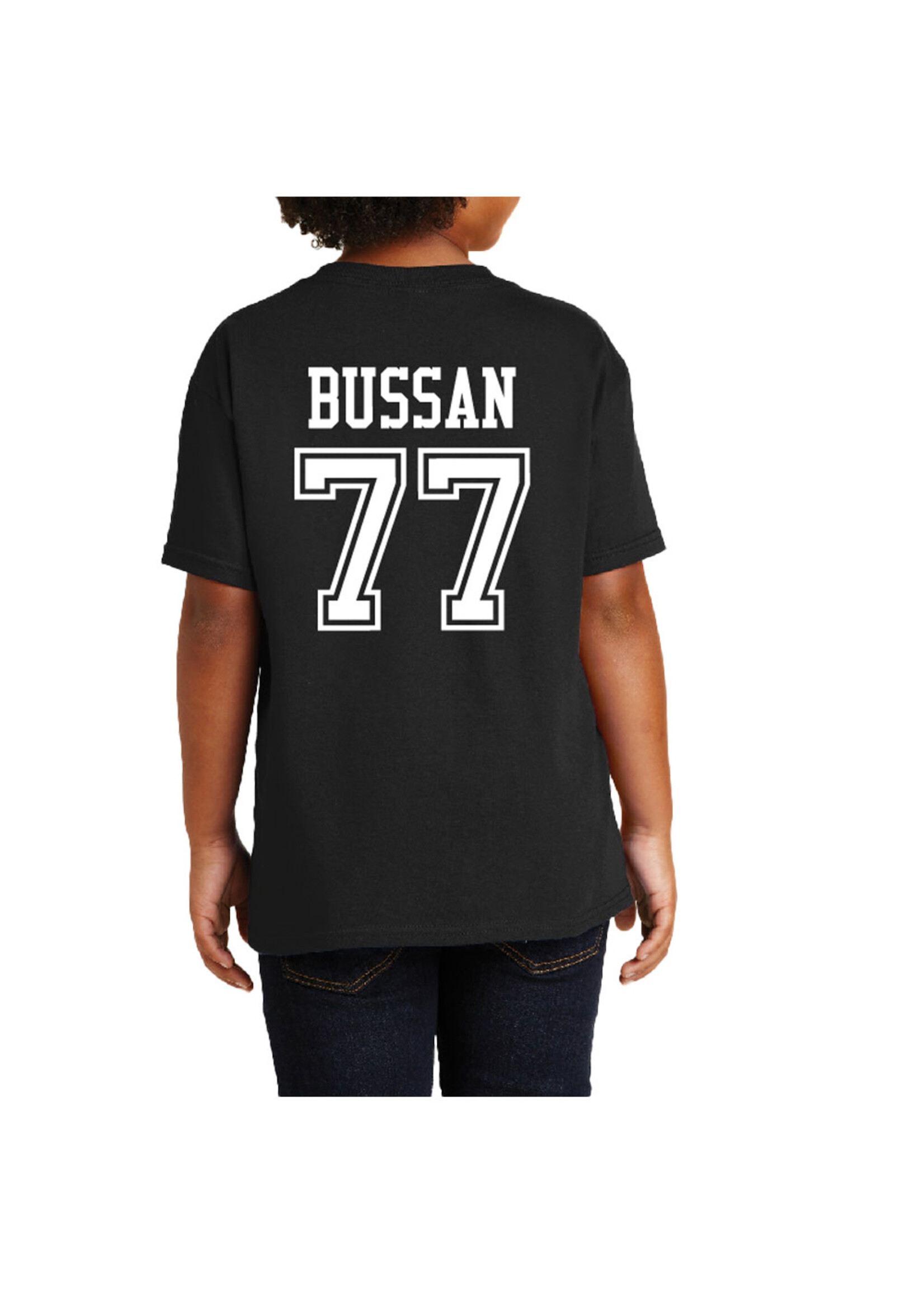 AHUNDYP #77 Mark Bussan North Dakota Football Sport Youth Tee