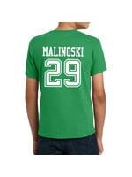 AHUNDYP Hudson Malinoski #29 ND Hockey Sport Youth Tee