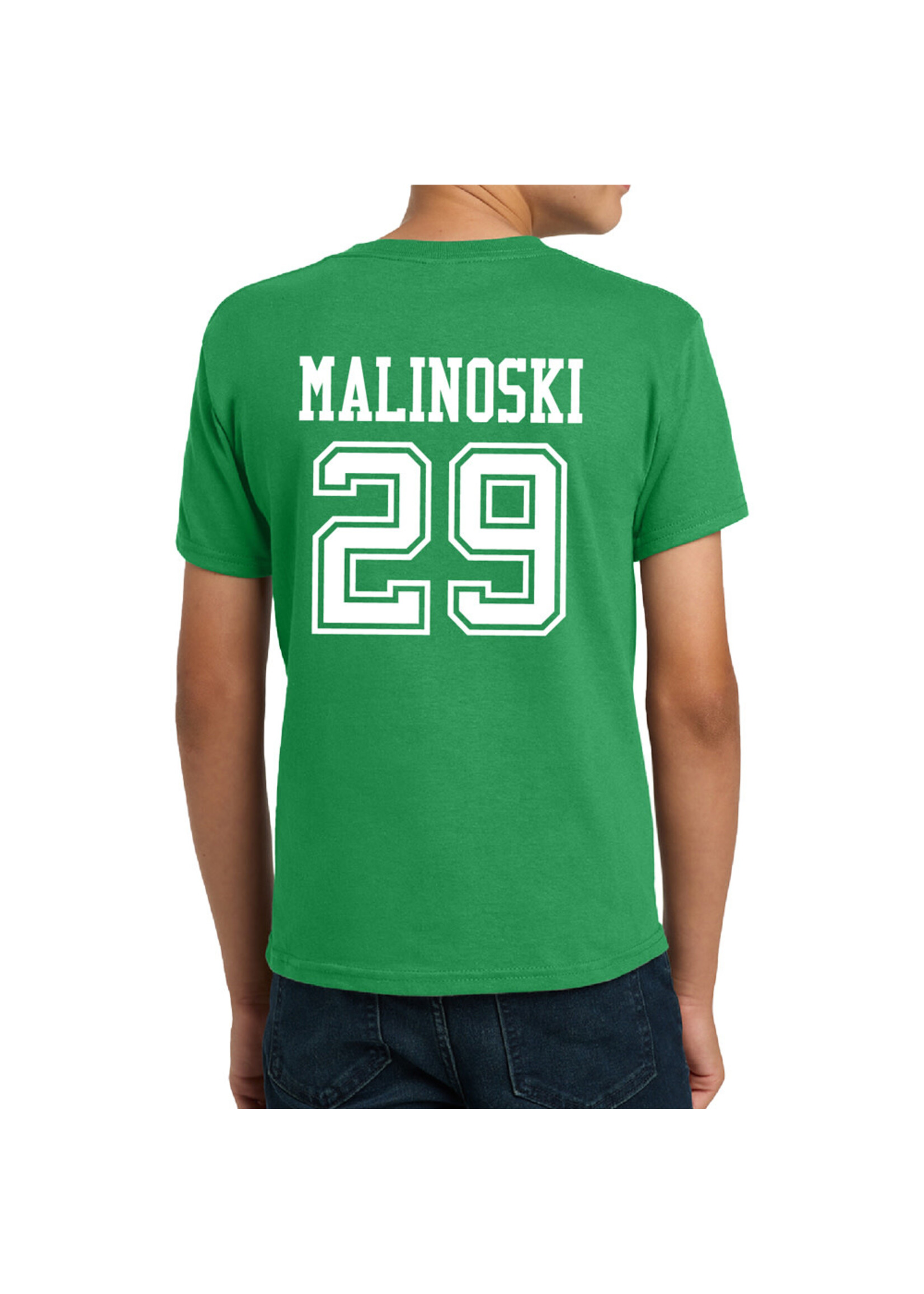 AHUNDYP Hudson Malinoski #29 ND Hockey Sport Youth Tee