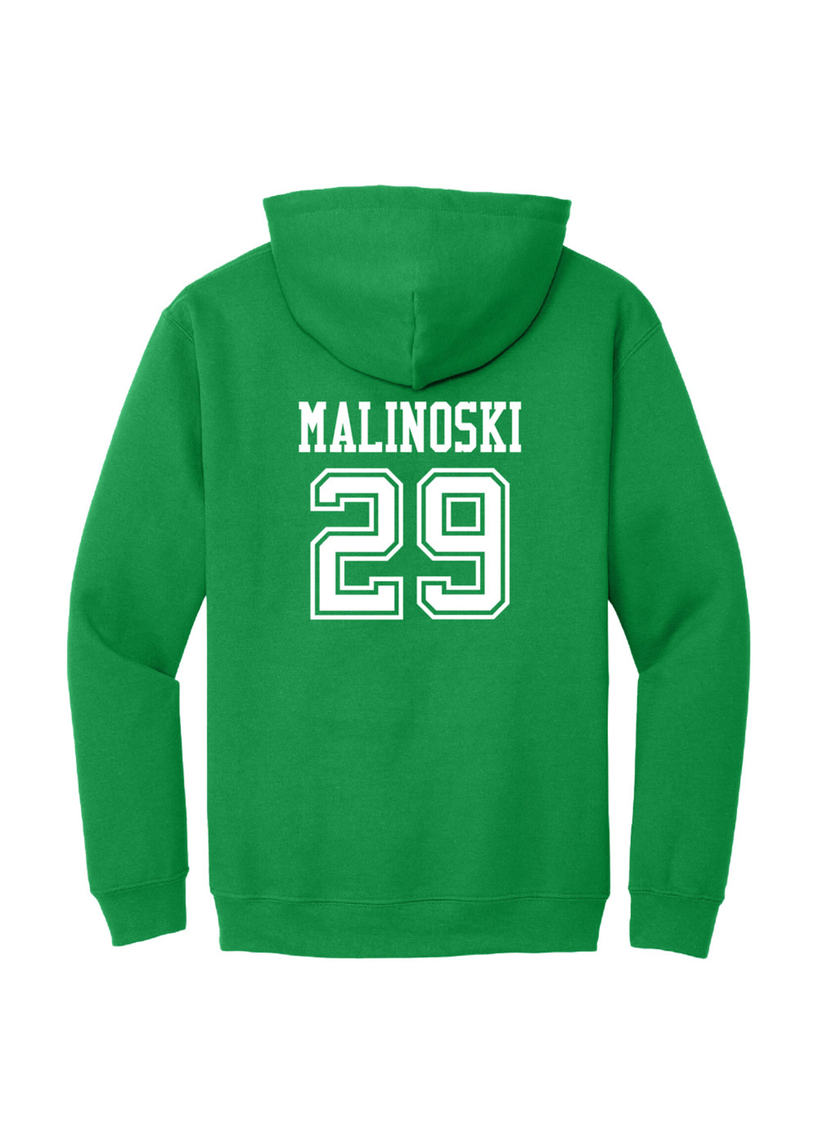 AHUNDYP Hudson Malinoski #29 ND Hockey Sport Youth Hood