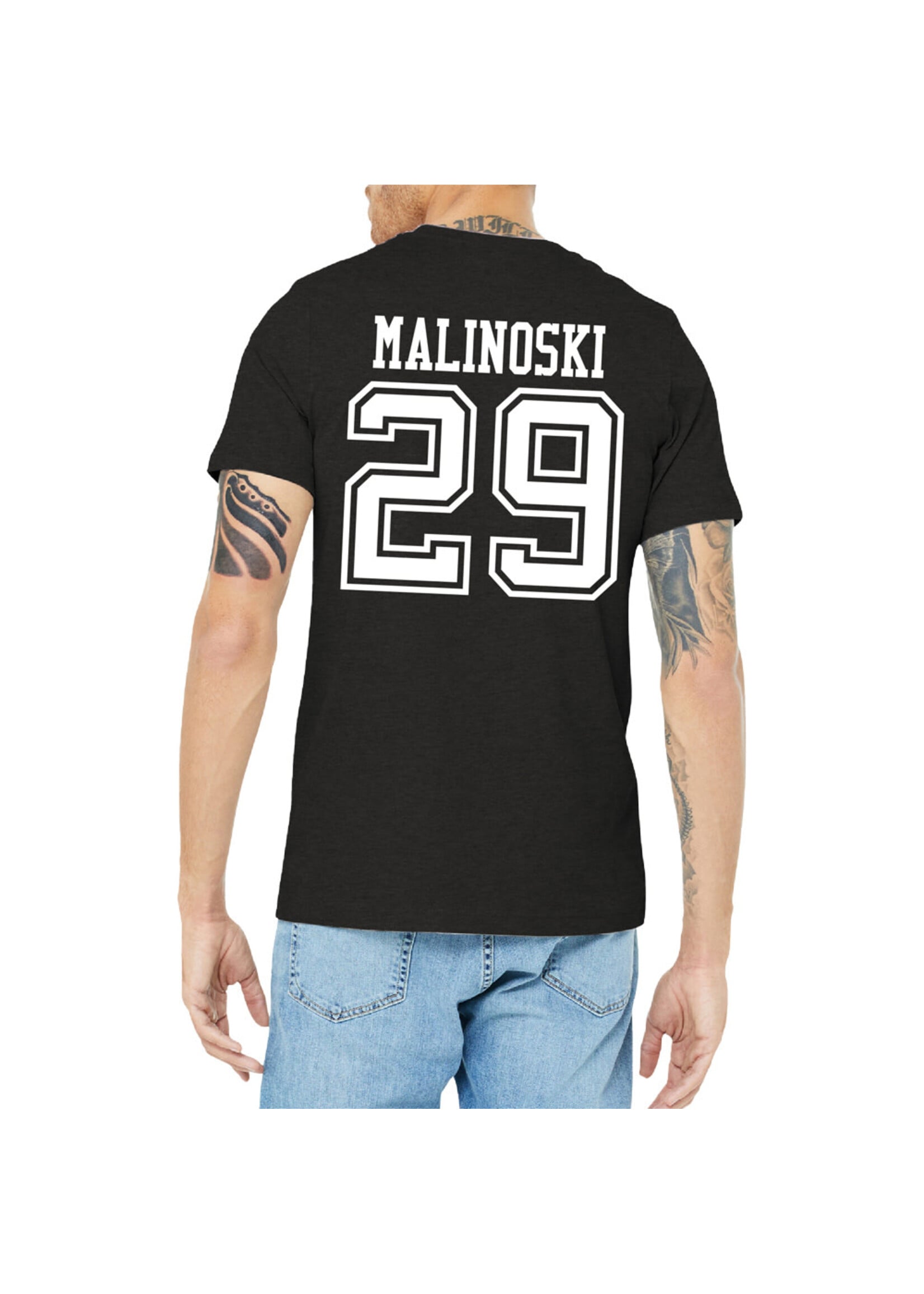 AHUNDYP Hudson Malinoski #29 ND Hockey Sport Adult Tee