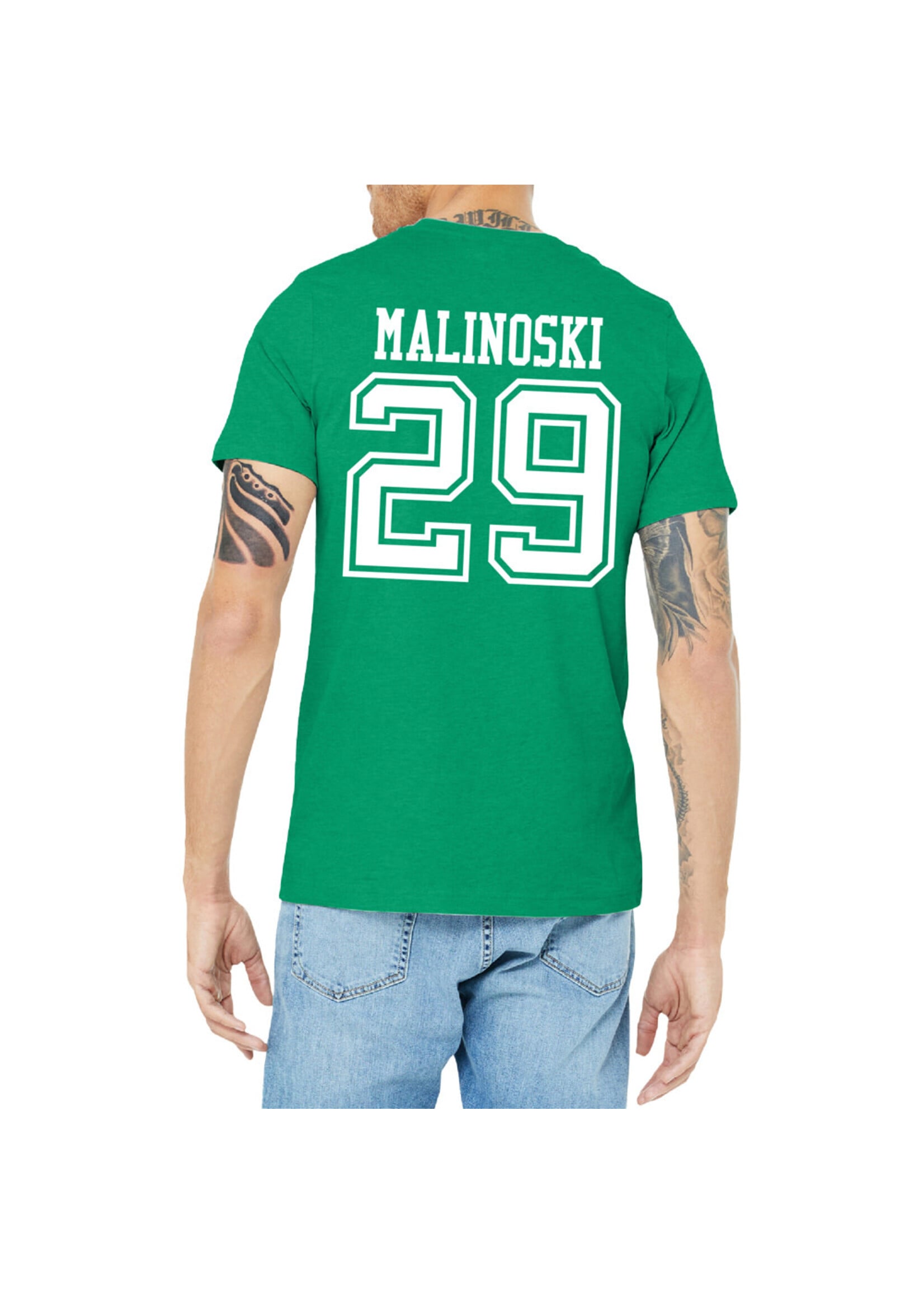 AHUNDYP Hudson Malinoski #29 ND Hockey Sport Adult Tee