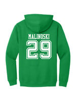AHUNDYP Hudson Malinoski #29 ND Hockey Sport Adult Hood