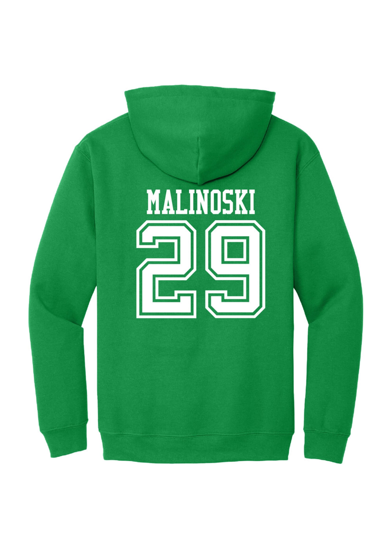 AHUNDYP Hudson Malinoski #29 ND Hockey Sport Adult Hood