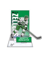 Wincraft Will Zellers #9 UND Hockey Acrylic Player Display