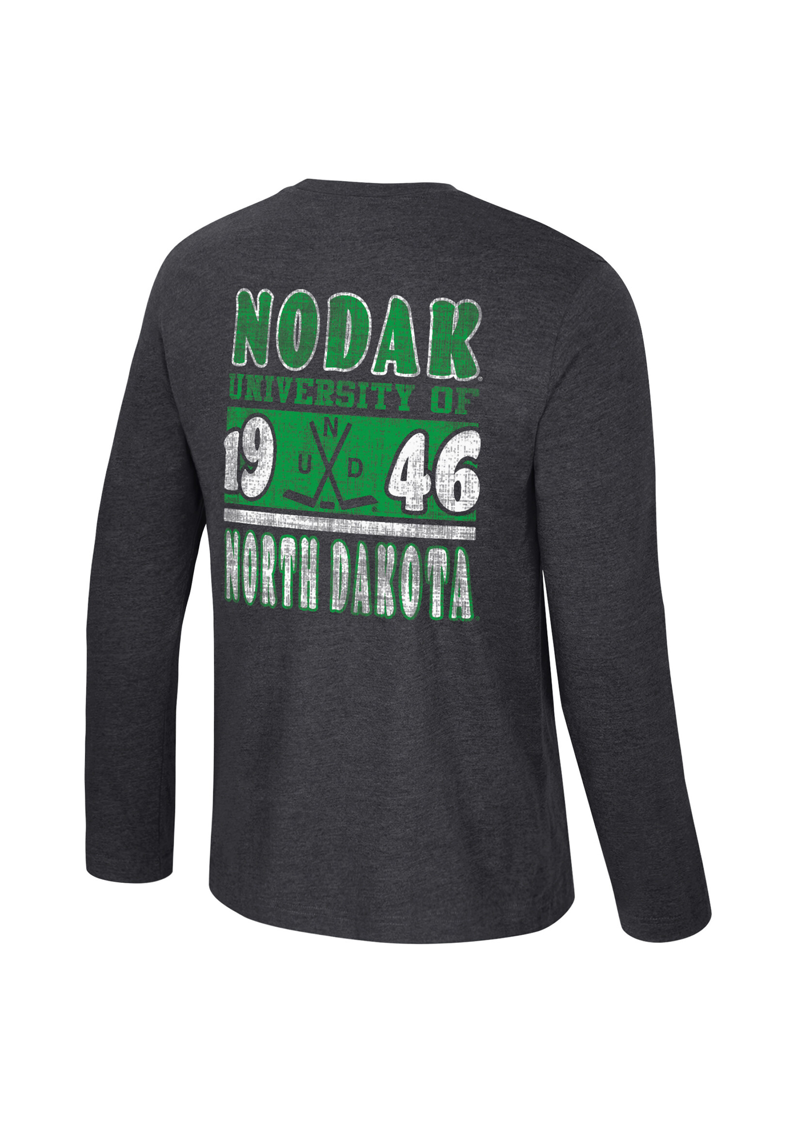 Colosseum Athletics North Dakota Hockey Washout Long Sleeve