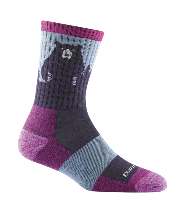 Bear Town Micro Crew Lightweight Hiking Sock - Women's Fit