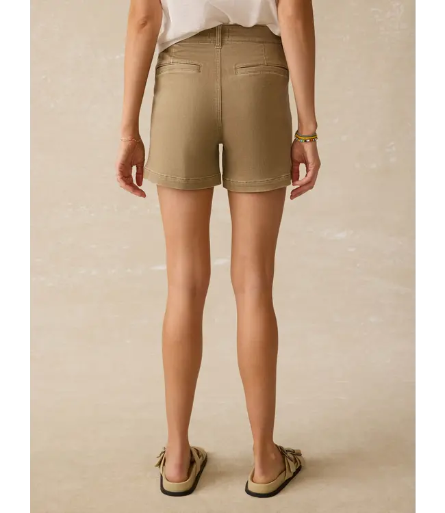 Women's Stretch Terry Patch Pocket Short