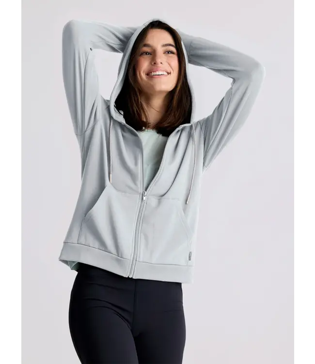 Women's Bamboo Lightweight Fleece Zip Hoodie