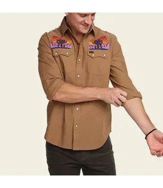 HOWLER BROTHERS Men's Crosscut Deluxe Snapshirt