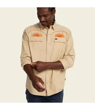 HOWLER BROTHERS Men's Crosscut Deluxe Snapshirt
