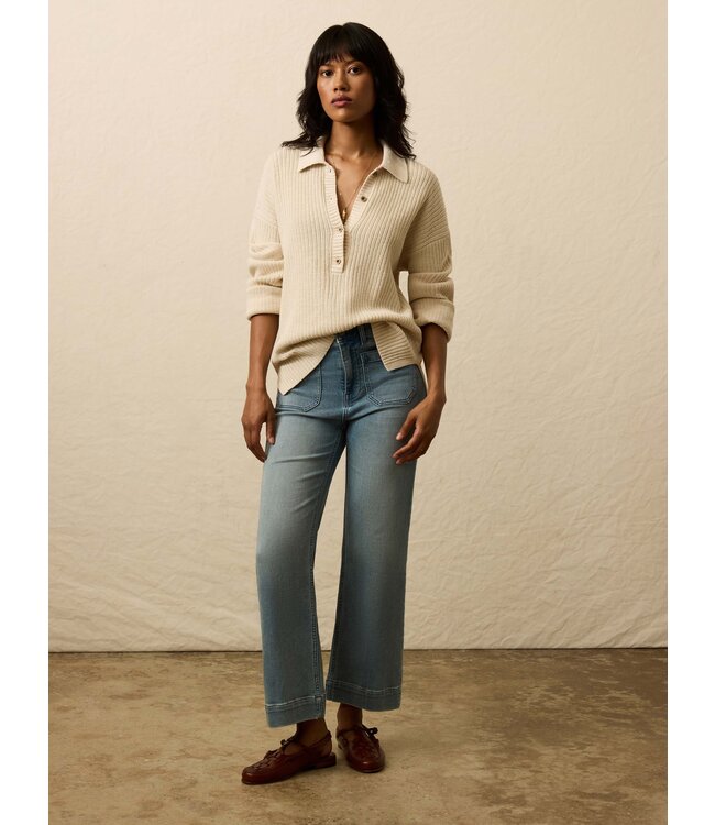 Women's Miramar Linen Relaxed Polo