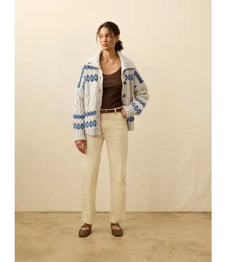 FAHERTY Women's Highland Fairisle Cardigan