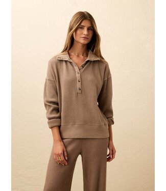 FAHERTY Women's Apres Waffle Henley