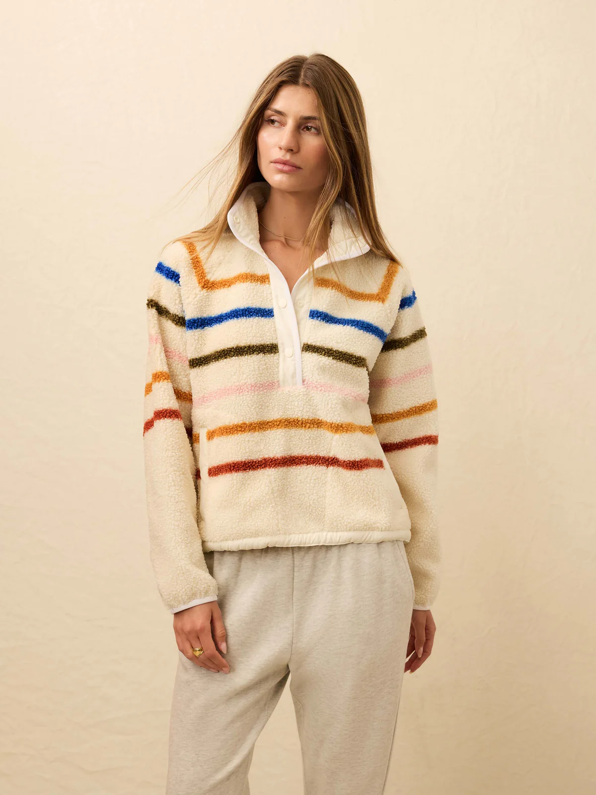 Faherty Women's Fireside Fleece Popover | Active Endeavors - Active ...