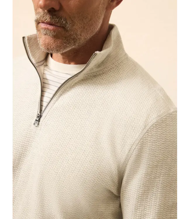 Men's Textured Knit 1/4 Zip
