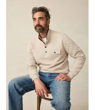 FAHERTY Men's Epic Quilted Fleece Pullover