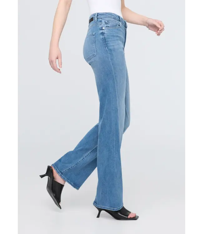 Women's No Sweat Denim High Rise Wide Leg