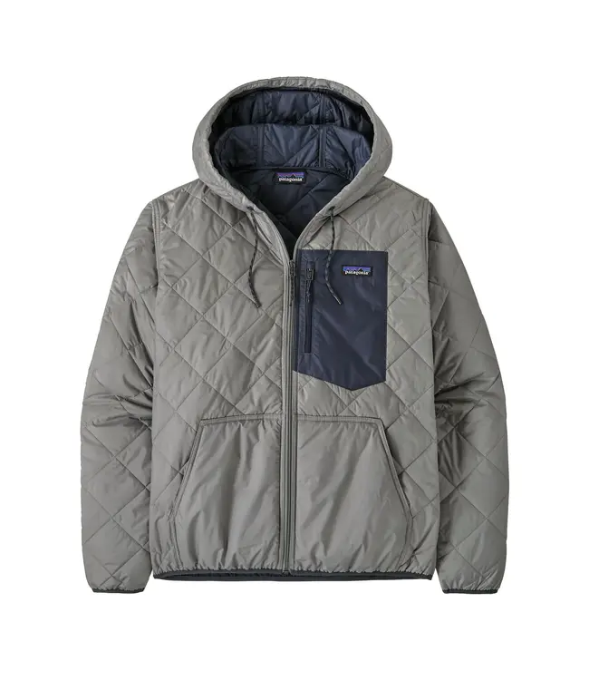 Men's Diamond Quilted Bomber Hoody