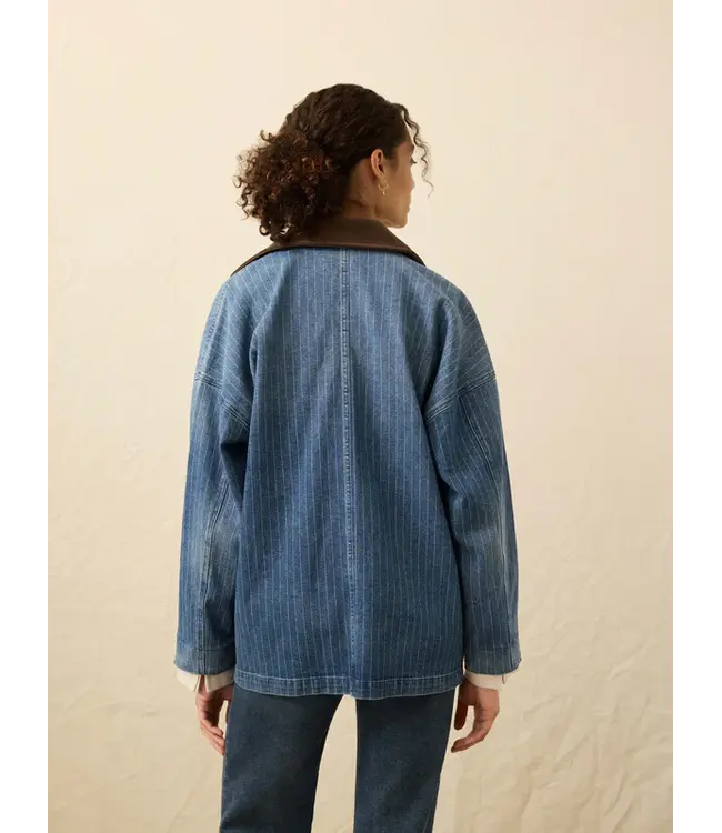 Women's Sunwashed Denim Barn Jacket