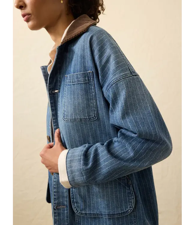 Women's Sunwashed Denim Barn Jacket