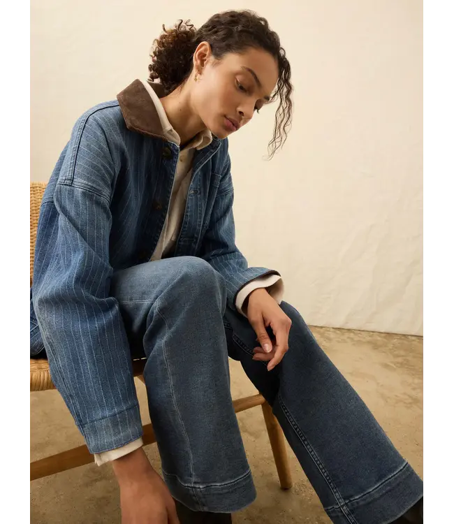 Women's Sunwashed Denim Barn Jacket