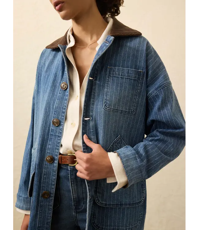 Women's Sunwashed Denim Barn Jacket