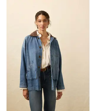 FAHERTY Women's Sunwashed Denim Barn Jacket