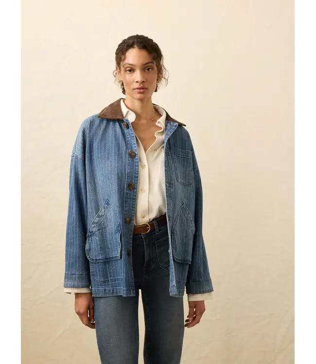 Women's Sunwashed Denim Barn Jacket