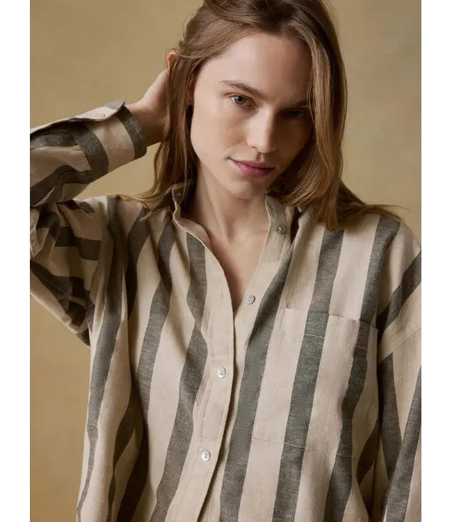 Women's Cotton Linen Relaxed Shirt