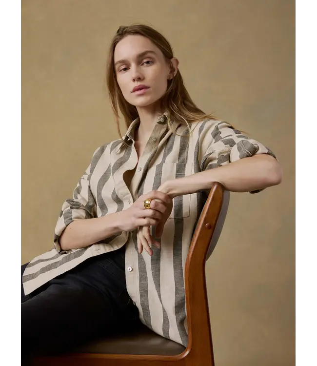 Women's Cotton Linen Relaxed Shirt