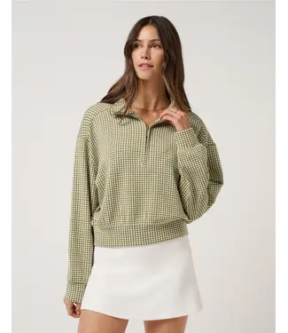 Travis Mathew Women's Printed Skyloft Soft Echo 1/2 Zip