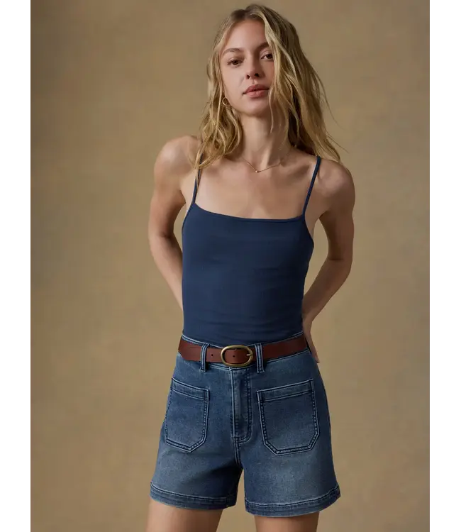 Women's Stretch Terry Patch Pocket Short