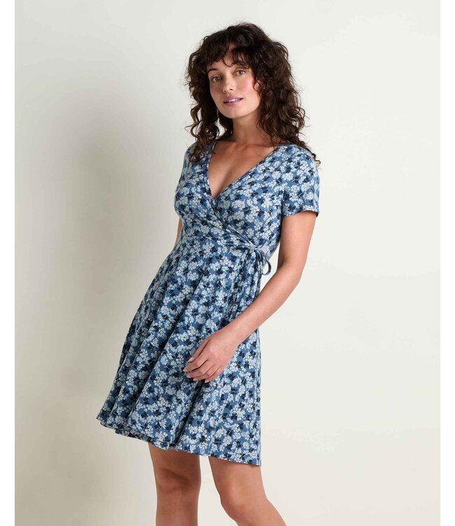 Women's Freesia Wrap Short Sleeve Dress