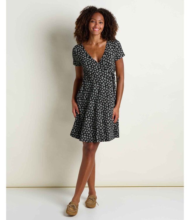 Women's Freesia Wrap Short Sleeve Dress