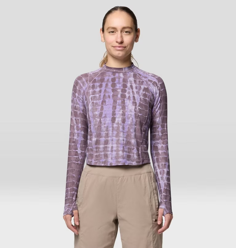 Mountain Hardwear Women's Crater Lake Crop L/S | Active Endeavors