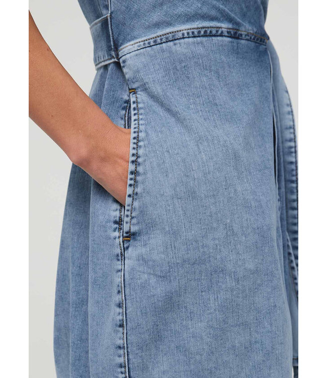 Women's Performance Denim Lite Wrap Shirt Dress