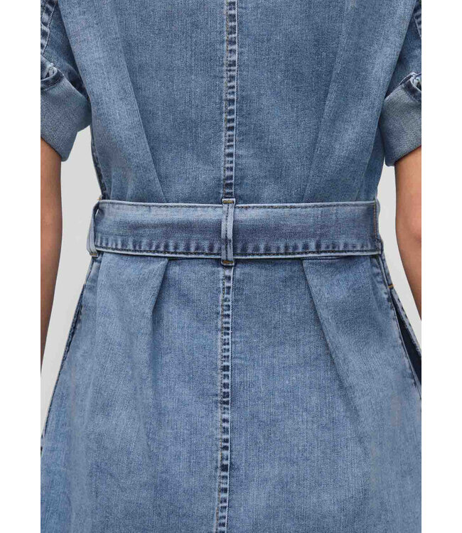 Women's Performance Denim Lite Wrap Shirt Dress