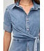 Women's Performance Denim Lite Wrap Shirt Dress