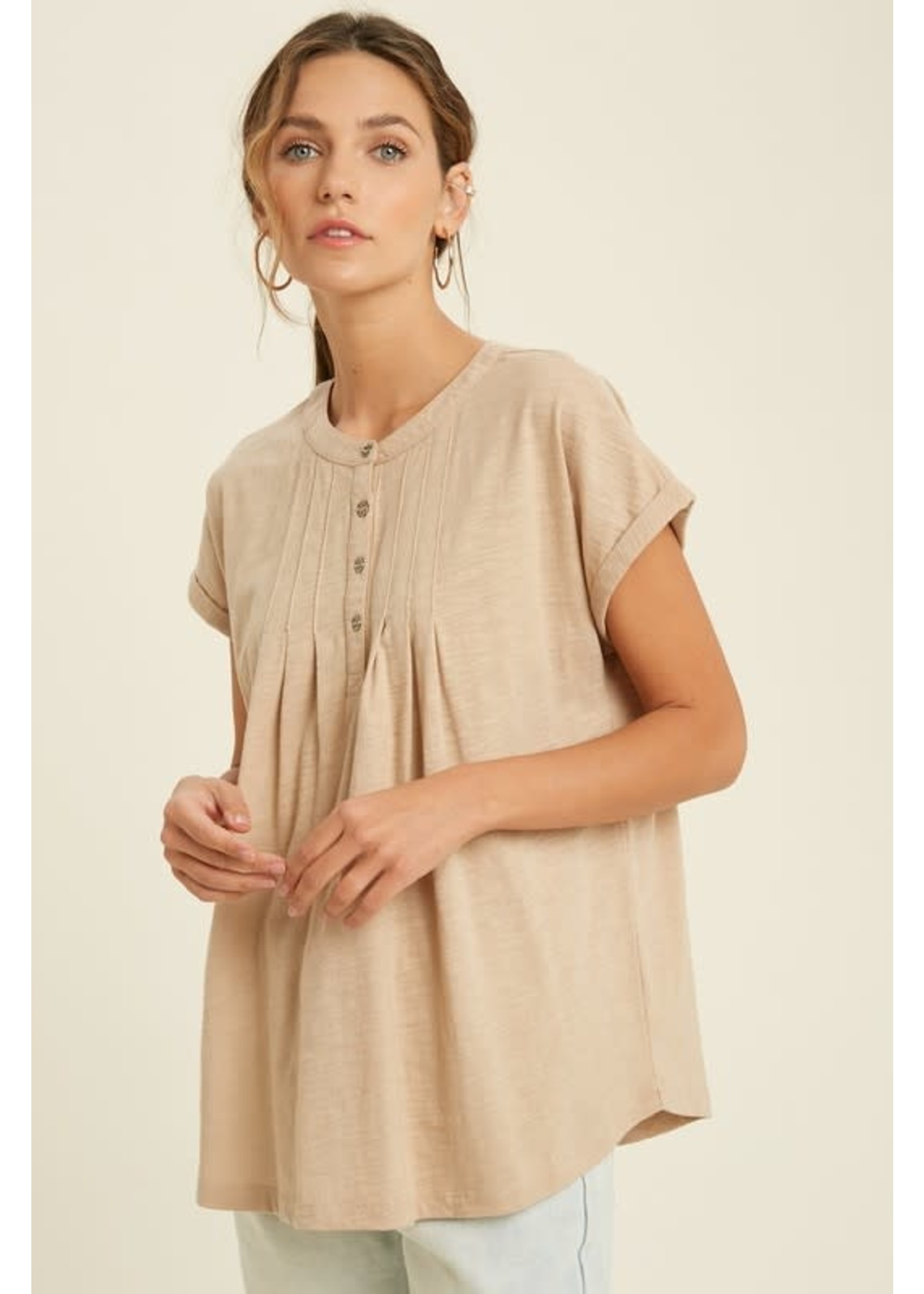 Wishlist Henley Button Up